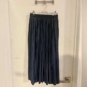 Unsubscribed Pleated Maxi Skirt